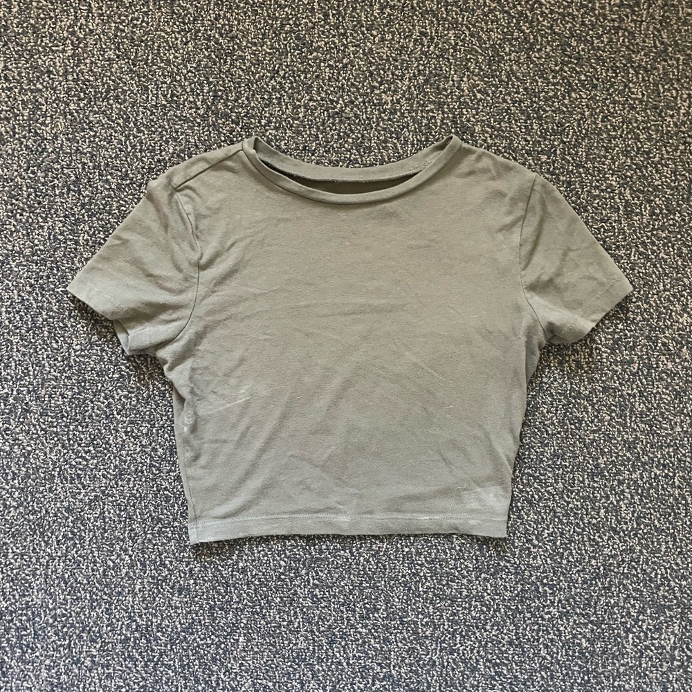 Classic Dark Green Women's Crop Top